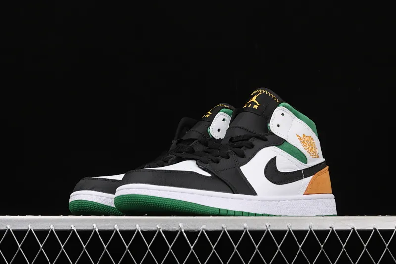 All categories Air Jordan Jordan series basketball shoes Air Jordan 1 Mid Air Jordan 1 Mid AJ1 Joe 1 mid-top gold medal color matching 852542-101